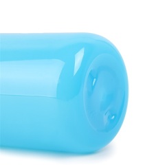 Custom Printing Boston Round Plastic Bottle 250ml Blue PET Bottle Packaging