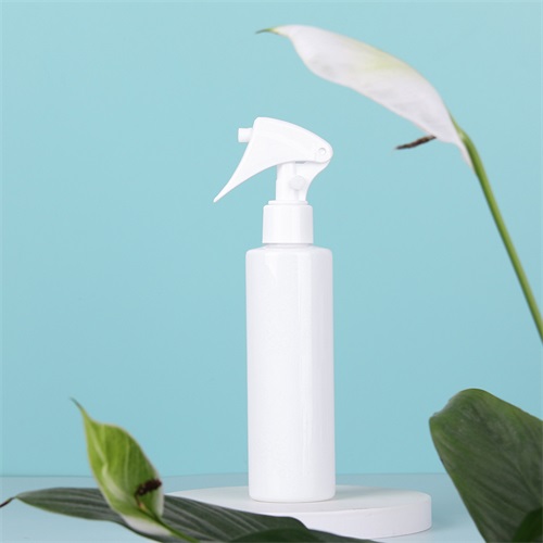 200ml Plastic White Round PET Trigger Spray Bottle with Mist Sprayer for Water Flowers