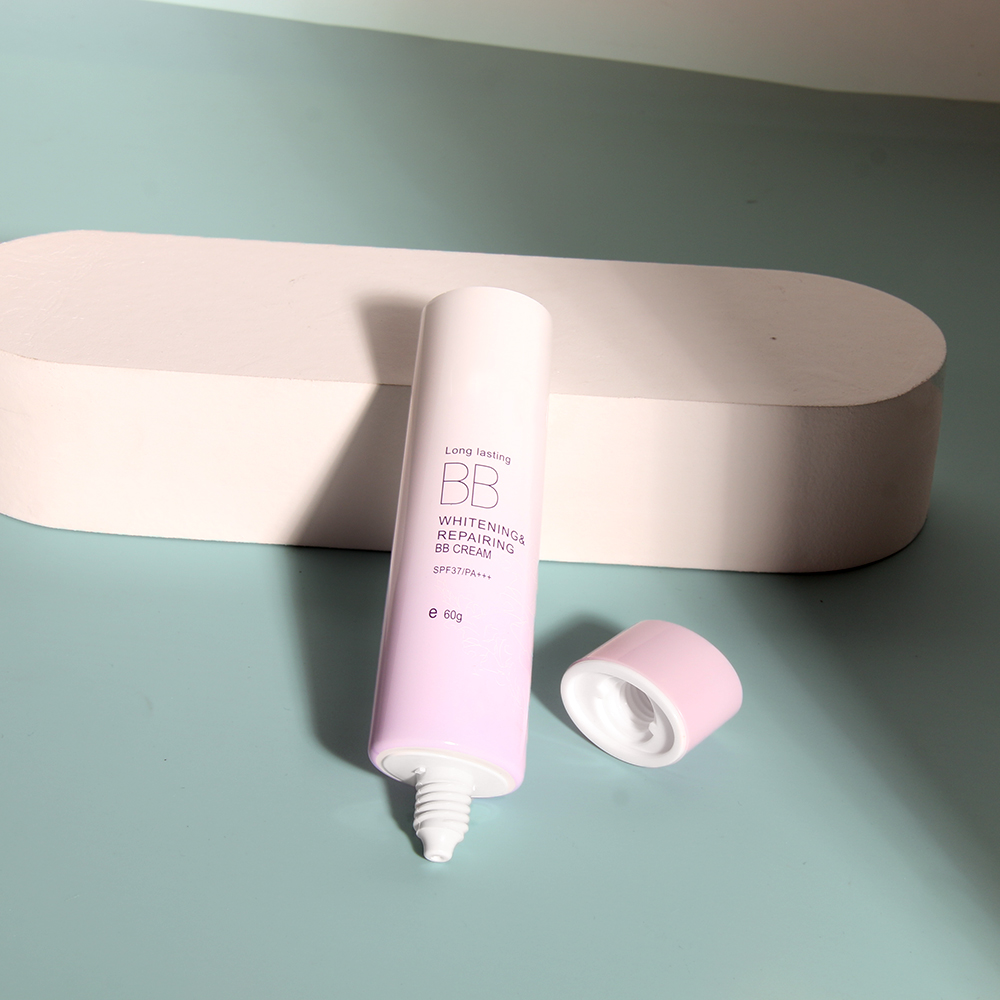 PE container 60g Customized Eye Cream Plastic Soft Tube Cosmetic Plastic Sunscreen Cream Tube With screw cap