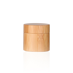 Eco-friendly bamboo shell PP cosmetic jar 30ml skincare container