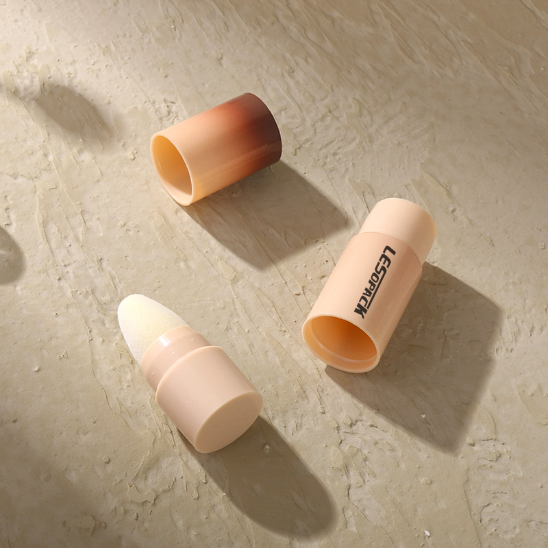 OEM Plastic Foundation Concealer Tube Sponge Applicator Empty Cosmetic Container