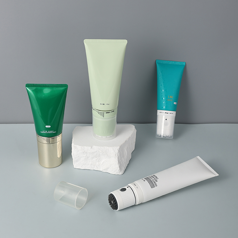 Custom 100ml Electric massage roller ball head round cosmetic tube empty cream packaging