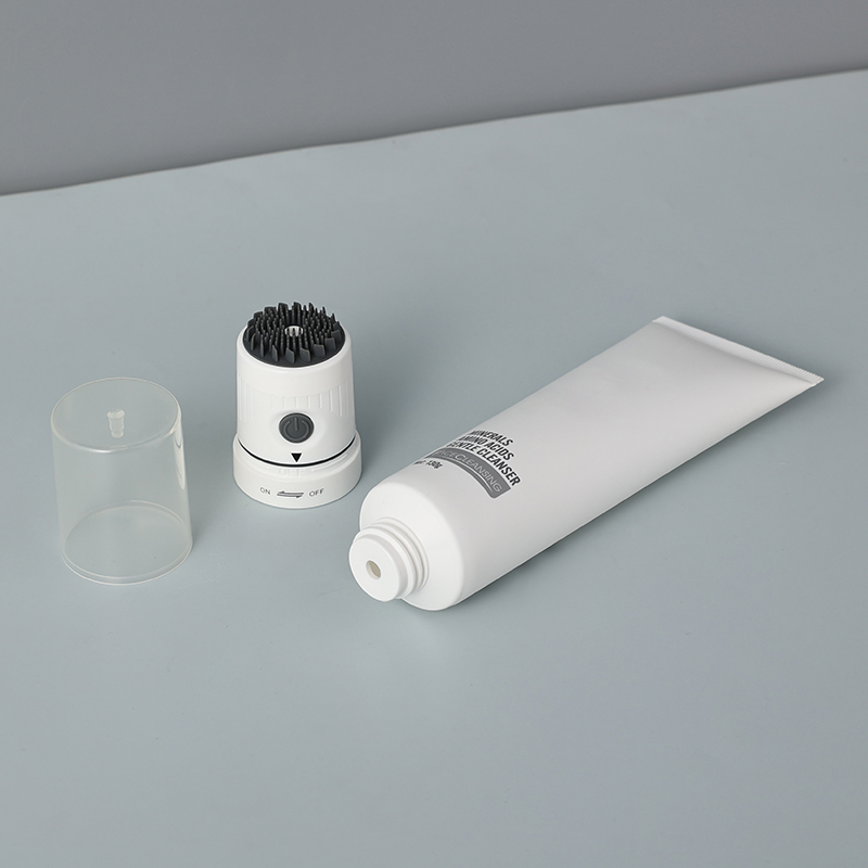 Custom 100ml Electric massage roller ball head round cosmetic tube empty cream packaging