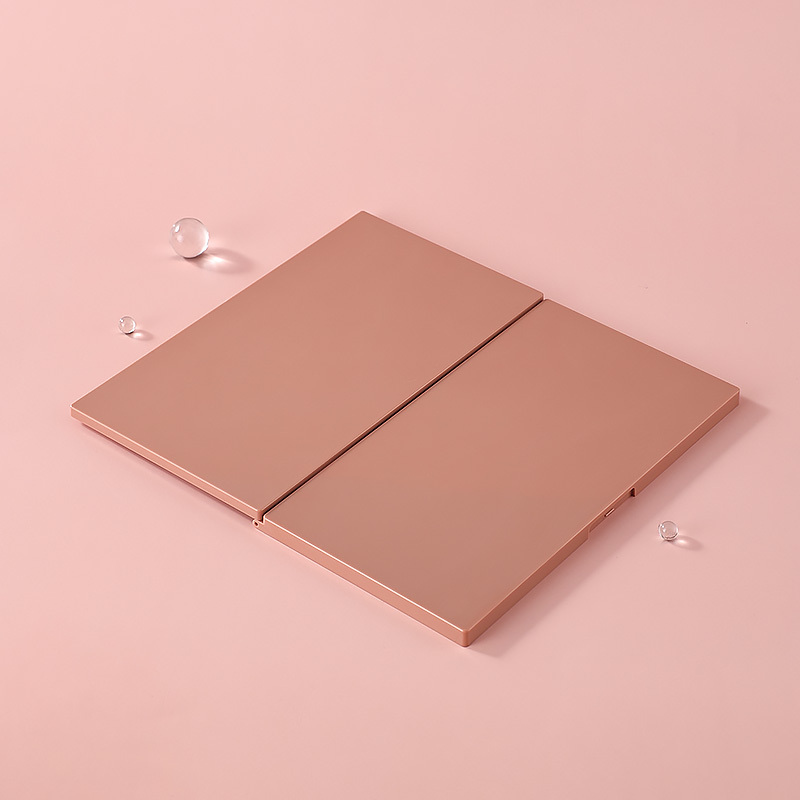 Hot sell rectangular eye shadow cosmetic powder palette DIY makeup container