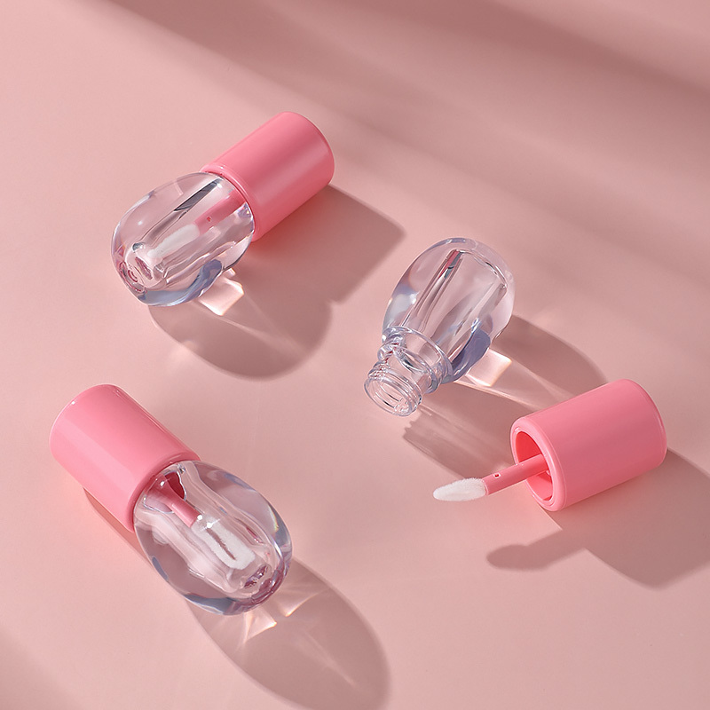 Wholesale makeup PETG irregular shape 4.8 ml lip tint bottle empty packaging