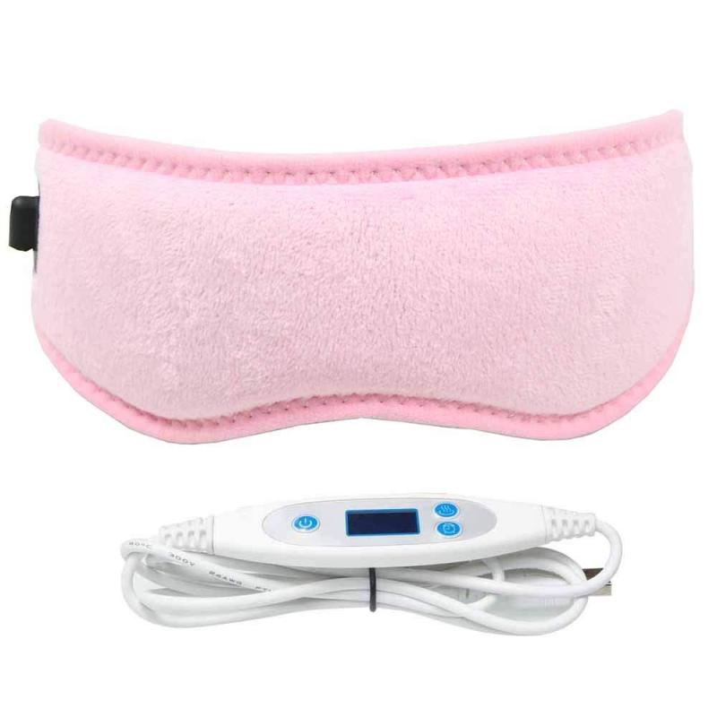 ARRIS Electric USB Heated Eye Mask with 5 Temperature Control Warm Treatment for Relieving Insomnia, Dry Eye