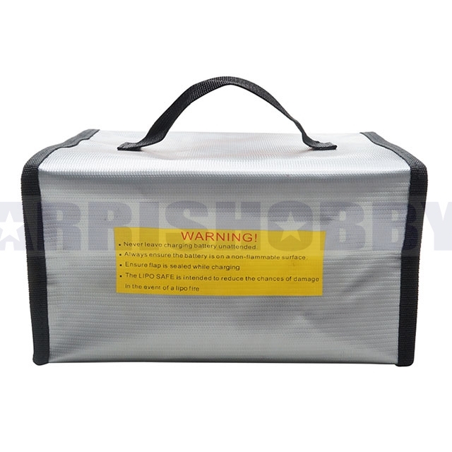 ARRISHOBBY RC Lipo Battery Safety Bag for Safe Charging &amp; Storage (215 x 160 x 115mm)