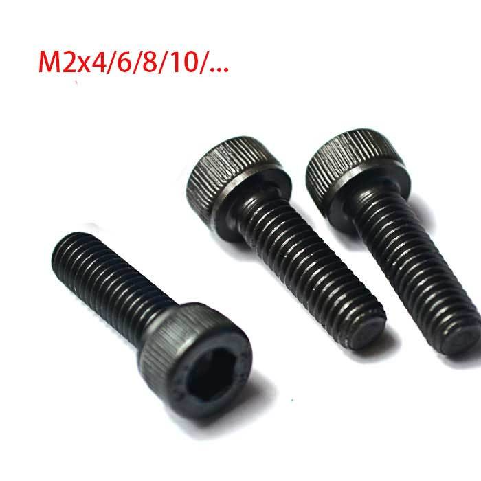 M2 Hexagon Socket Head Cap Screws (10 PCS)