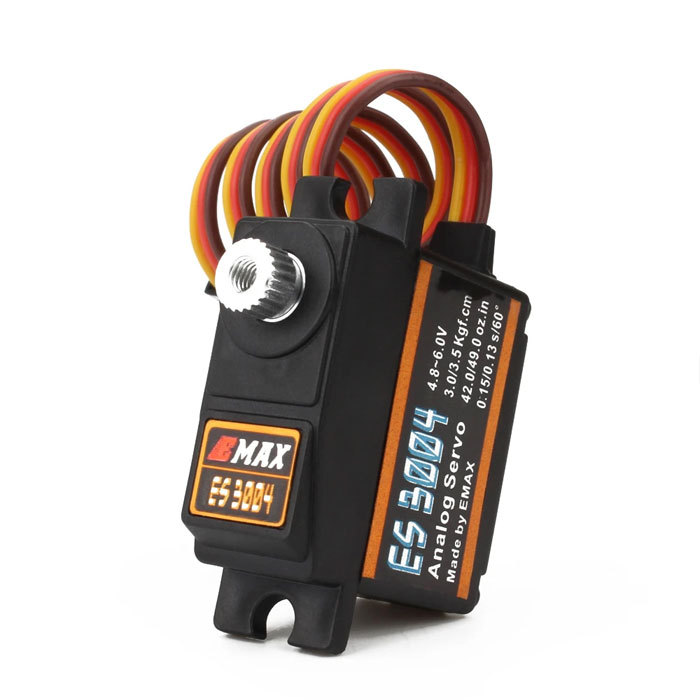 EMAX ES3004 17g 3.5kg 0.13sec 23T Metal Gear Analog Servo For RC Airplane ES3104 upgrade