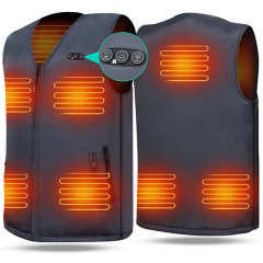 ARRIS Heated Vest Size Adjustable 7.4V Battery Electric Warm Vest for Hiking Camping