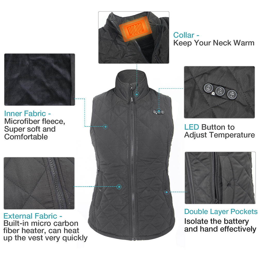 battery heated vest 