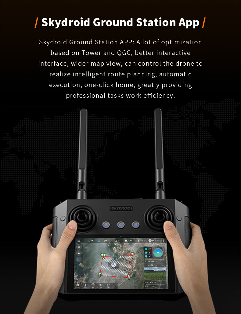 Skydroid mx450 long range rc drone H12 Radio