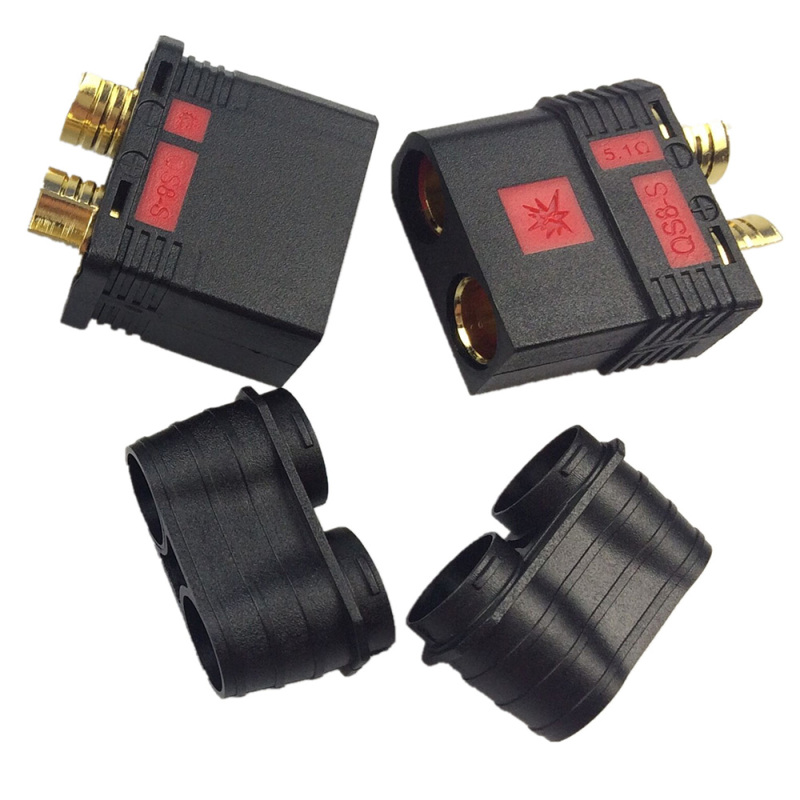 QS8-S High Power Antispark Connectors High Current Plug Male Female for UAV agriculture Drones
