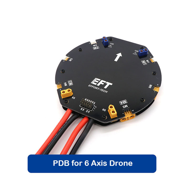 12S 480A High Current PDB Power Distribution Board for 6 Axis Agriculture Drones