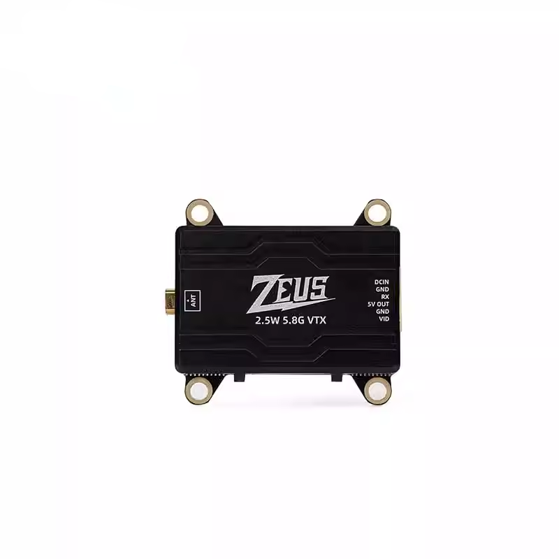 HGLRC ZEUS VTX 2.5W 5.8G High Power Image Transmission Adjustable Power Aerial Photography Travel FPV