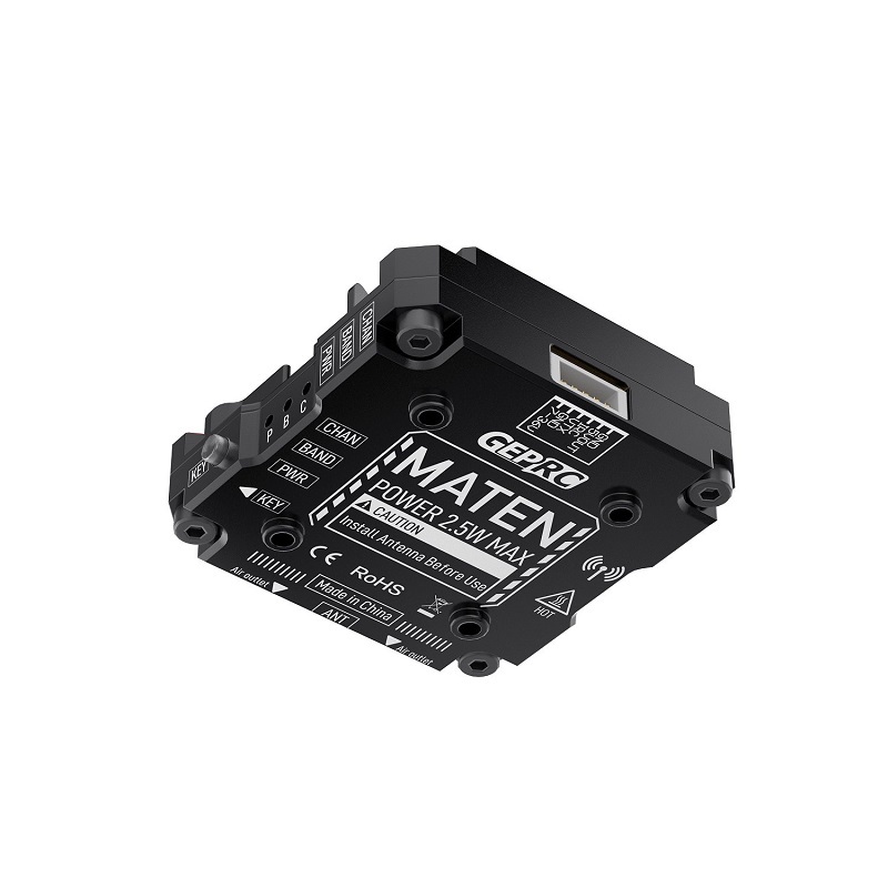 GEPRC MATEN 5.8G 2.5W 7-36V High Power Image Transmission VTX PRO Adjustable Power