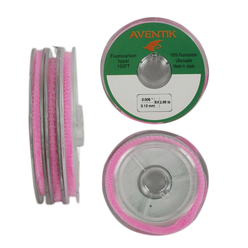 Aventik 3pcs/Lot 100% Fluorocarbon Fly Fishing Tippet Line Fast Sinking Invisible Fly Fishing Bass Fishing Carp Fishing Saltwater Fishing Line,30m/Spo