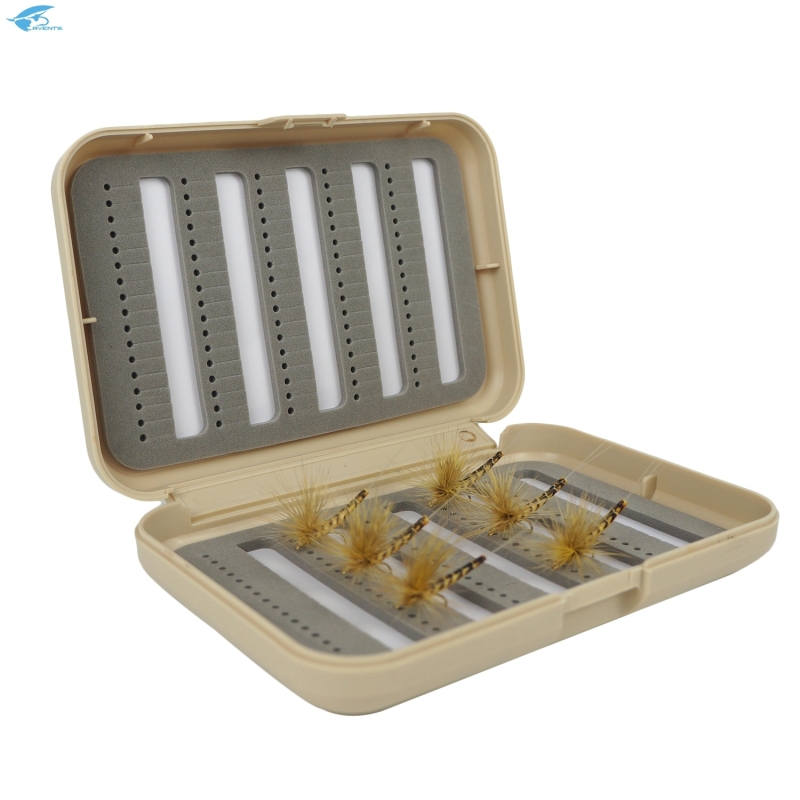 Aventik High-Impact Fly Tackle Box Fly Flies Box Hook Box 5.51X3.74X1.1inch