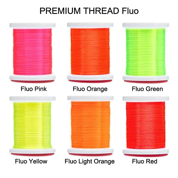 Riverruns Micro Glint Nymph Thread, Holo Flat Tinsel, Fluo Thread Fly Tying Material Proudly from Europe Trigger to The Fish
