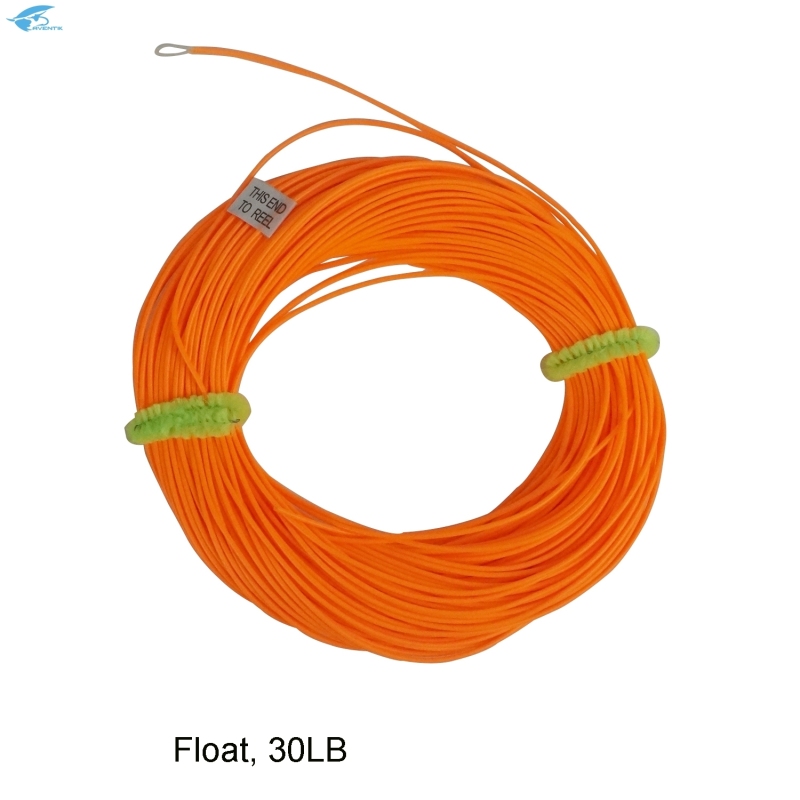 Aventik Floating/Sinking Shooting Line Running Line Level Line Fly Fishing Line 100ft with Front Loop 15LB/20LB/30LB