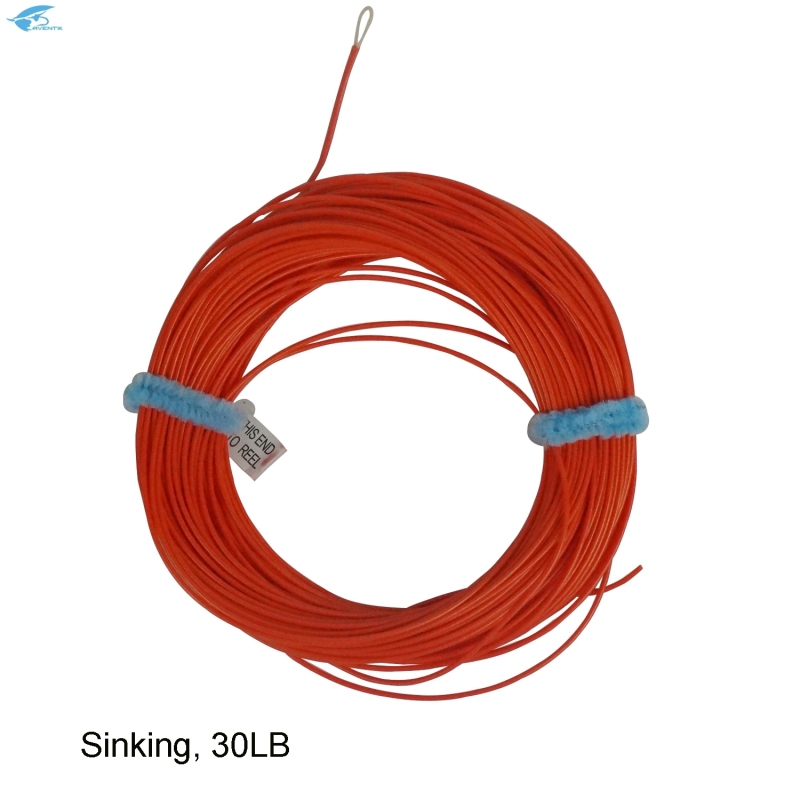 Aventik Floating/Sinking Shooting Line Running Line Level Line Fly Fishing Line 100ft with Front Loop 15LB/20LB/30LB