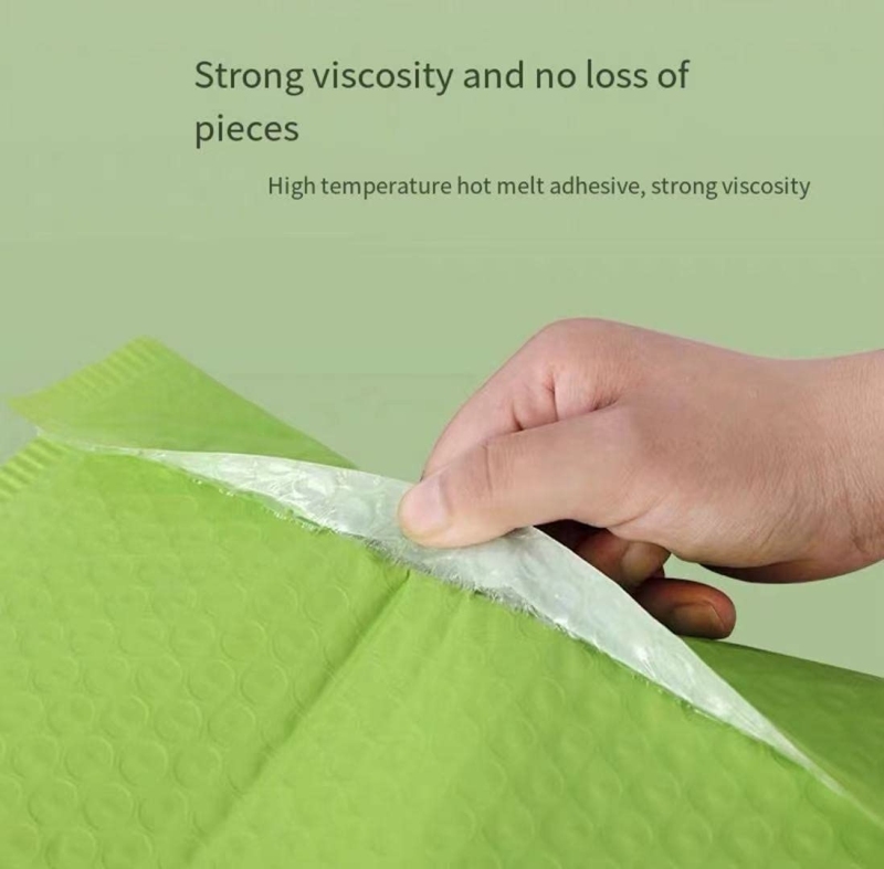 OFDISUPY Self Seal Colored Padded Envelopes Waterproof Envelopes, Tear-resistant self-adhesive envelope, lightweight and versatile (Green, 8.5