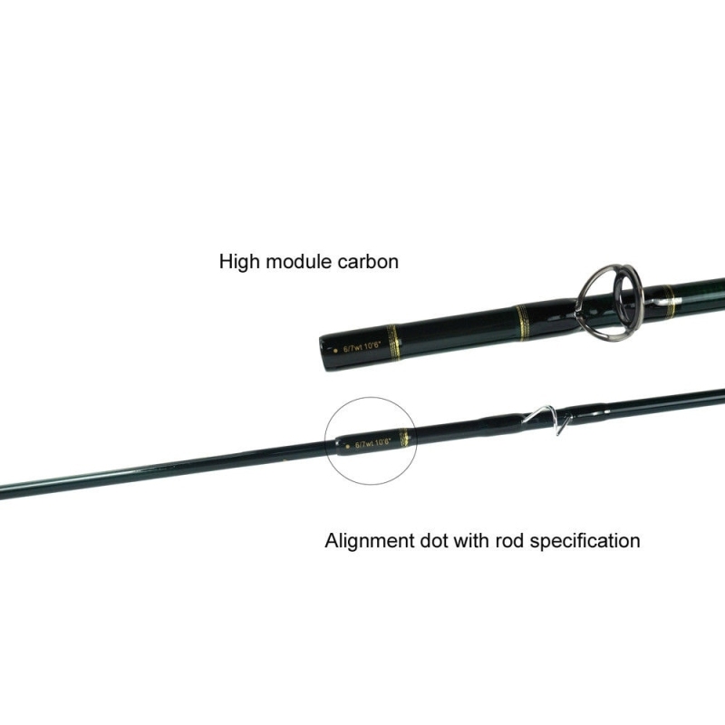 Aventik IM12 10ft6in LW6/7 4SEC Fast Action Super Light Switch Fly Fishing Rod With Extra Top Section Fly Switch Rod New