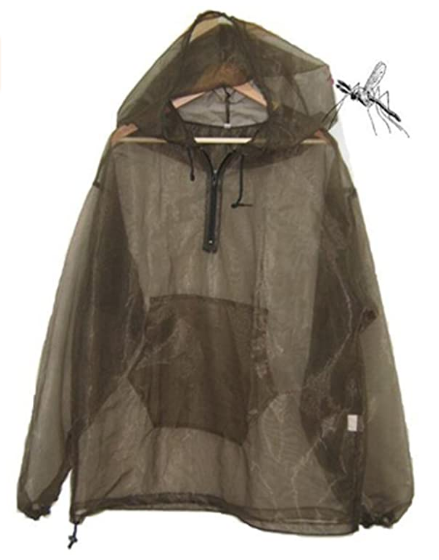Aventik Mosquito Jacket No-See-Um Mesh, Super Light, One Size for All, Full Face Hood, Keep Safe Cool, UV Protection