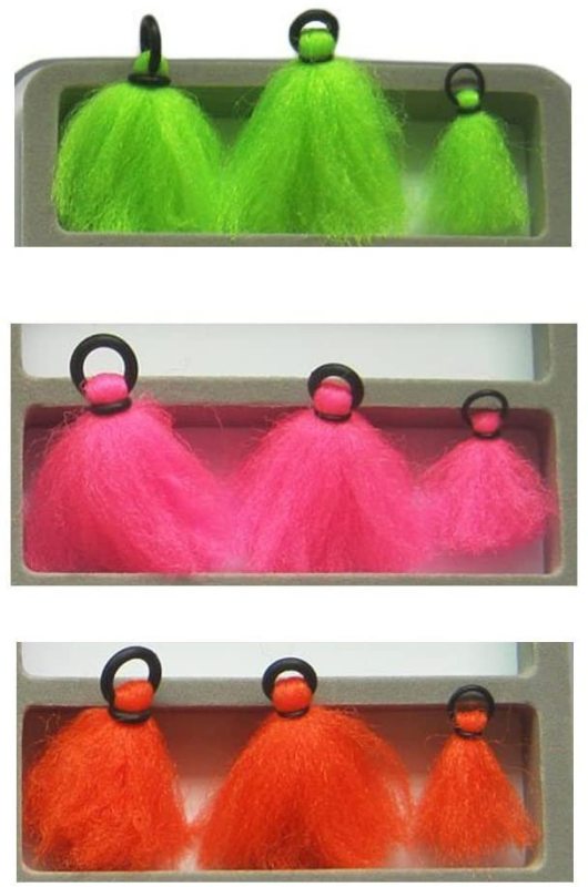 Riverrruns Yarn, Foam Indicator Hand Tied Floating Fly Fishing Nymphs &amp; Dry Fly Fly Fishing Foam Nymph&amp; Dry Fly