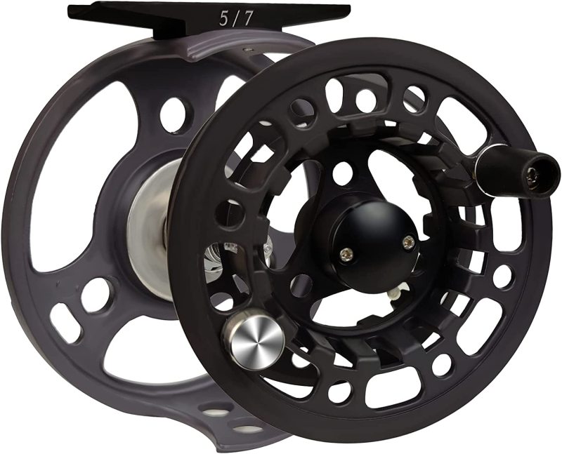 Aventik Aluminum Fly Reel 3/5 5/7 7/9 Super Large Arbor Fly Fishing Carp Reel Fresh Water and Salt Water Three Colors to Choose