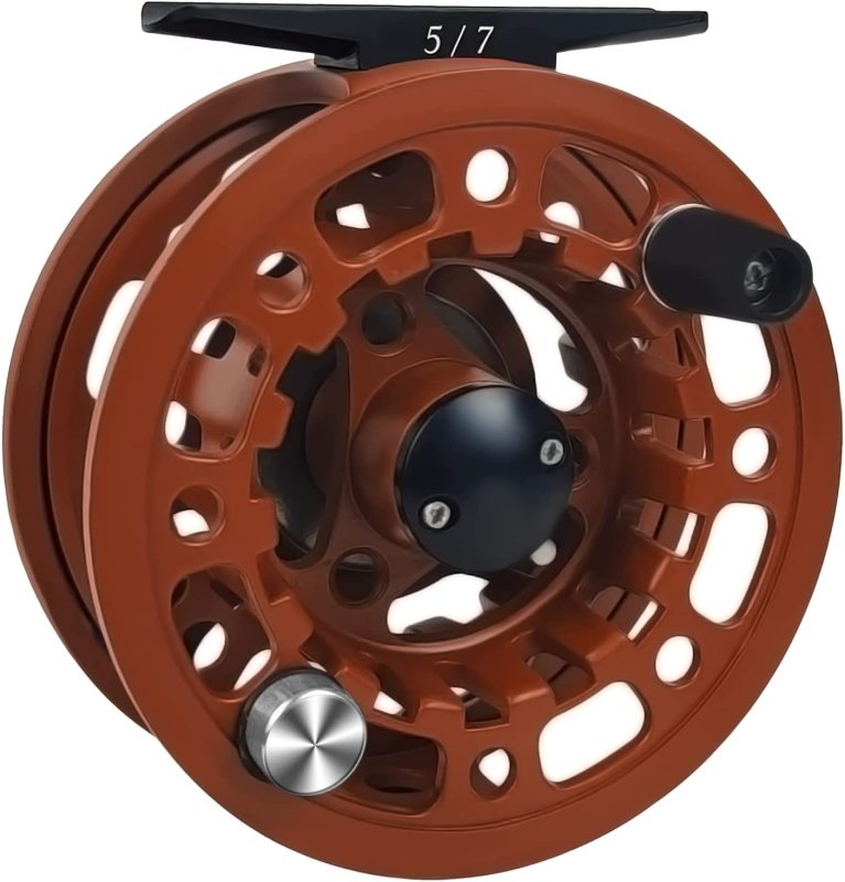 Aventik Aluminum Fly Reel 3/5 5/7 7/9 Super Large Arbor Fly Fishing Carp Reel Fresh Water and Salt Water Three Colors to Choose