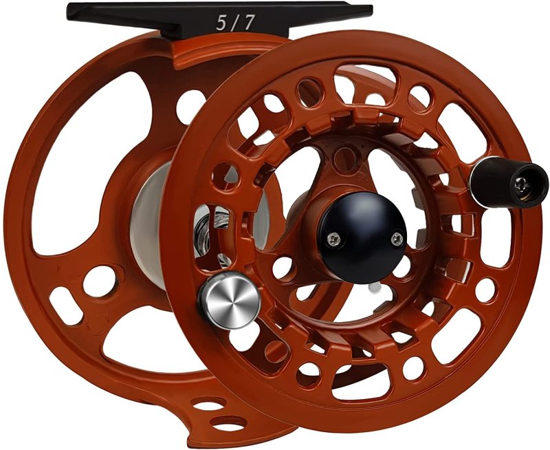 Aventik Aluminum Fly Reel 3/5 5/7 7/9 Super Large Arbor Fly Fishing Carp Reel Fresh Water and Salt Water Three Colors to Choose