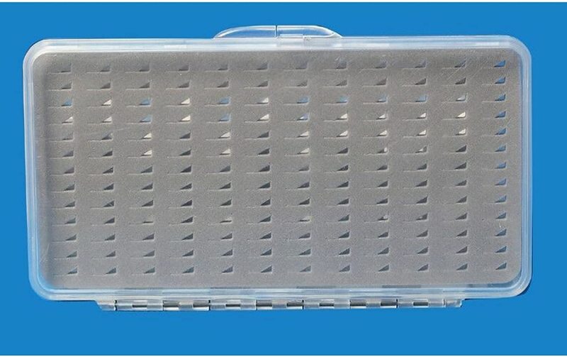 Fly Fishing Boxes Super Slim Fishing Storage Fishing Tackle Case (Easy grip foam-6.2x3.8x0.9inch)