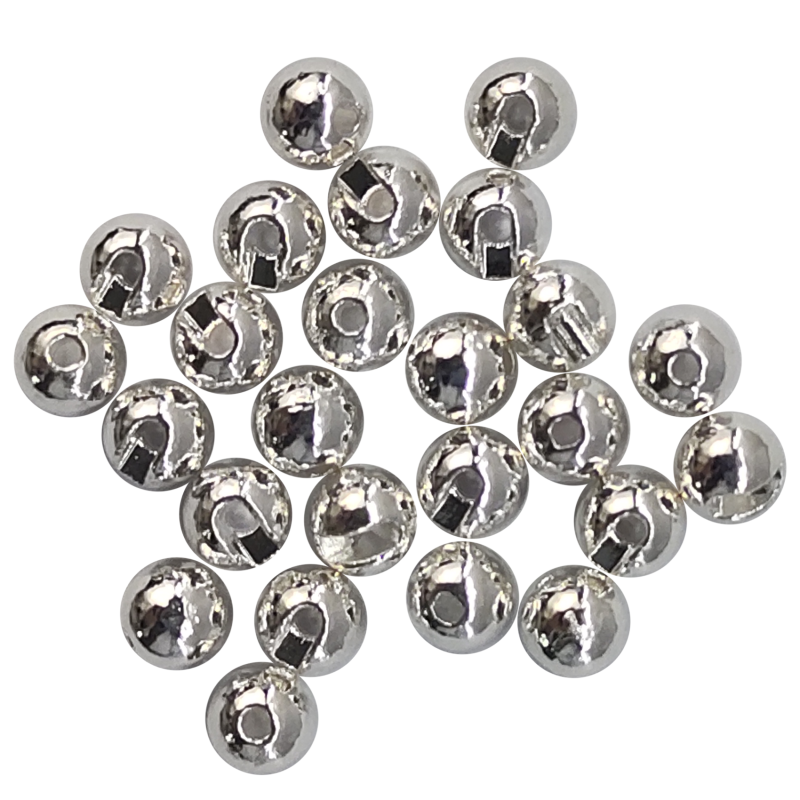 Eupheng Fly Tying Beads 25 PC Slotted Tungsten Beads Head for Nymph Fishing Materials 12 Colors / 5 Sizes