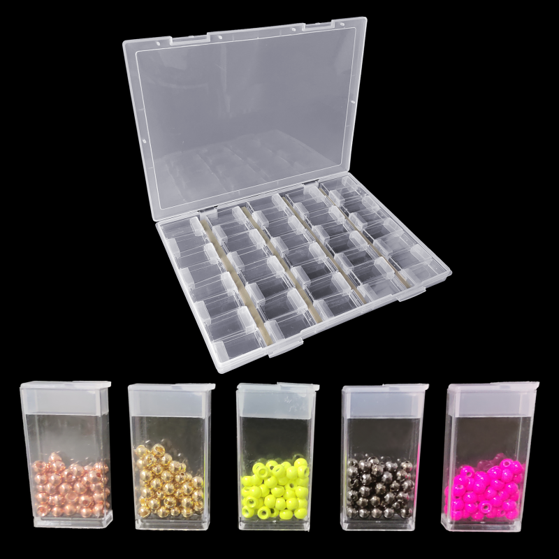 Eupheng 24LX40 40 Grids Bead Organizer Box in A4 Size Easy See All Through and Easy to Organize