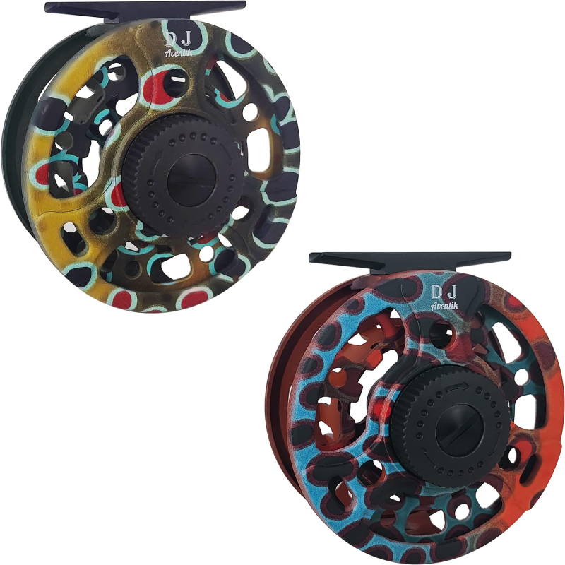 Aventik Troutscale Fly Reel 5/7wt Super Large Arbor Fly Fishing Reel Fresh Water and Salt Water Aluminum Fly Reel