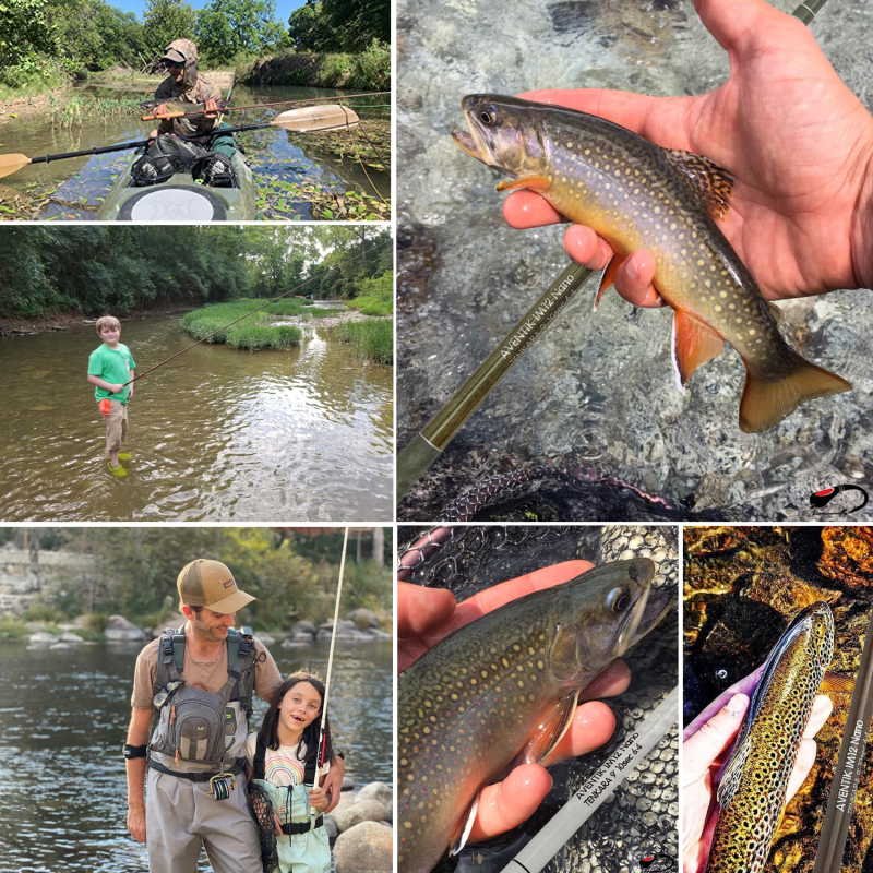Eupheng Tenkara Rods Pro IM12 Nano 6:4 Action Mini Sizes All Water Conditions Quality Carbon Tube Packing, Extra Spare Sections Included, Tenkara Fly Rods