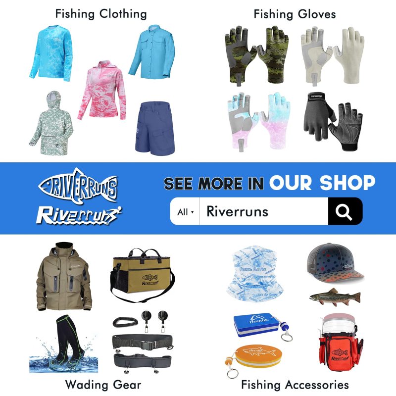 Riverruns UPF 50+ Fishing Hoodie, Sun Hooded Fishing Shirt, Sun Protection Long Sleeves Shirt for Men Fishing