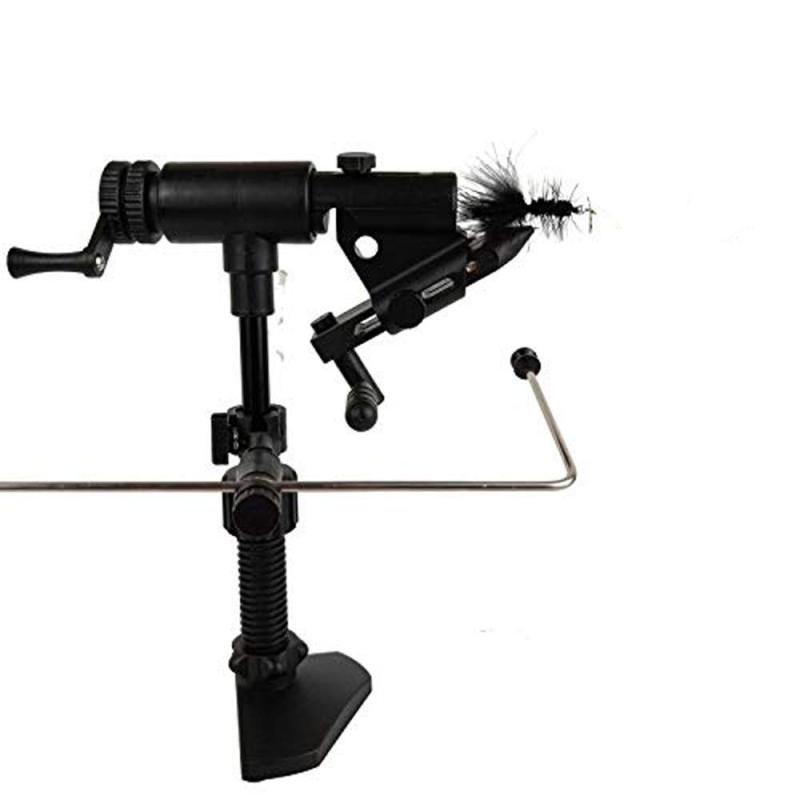 Rotary Fly Tying Vise with Jaw Balanced and Truly Extendable, Right & Left Hand