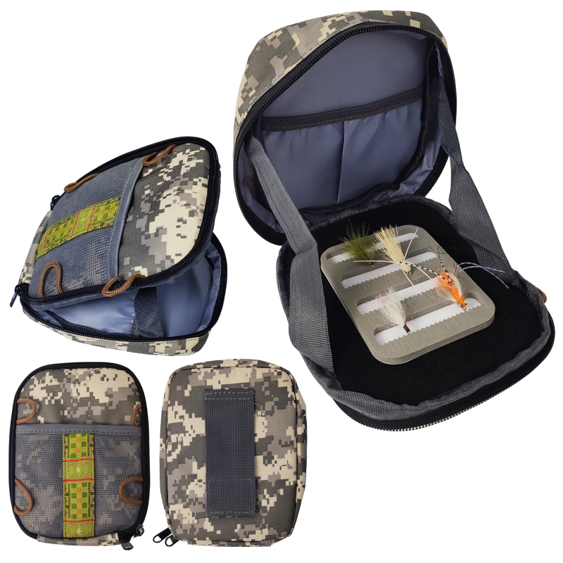 EUPHENG Aventik Tenkara Sling Bag, Adjustable Outdoor Fishing Shoulder Backpack, Large Capacity with Multi Function