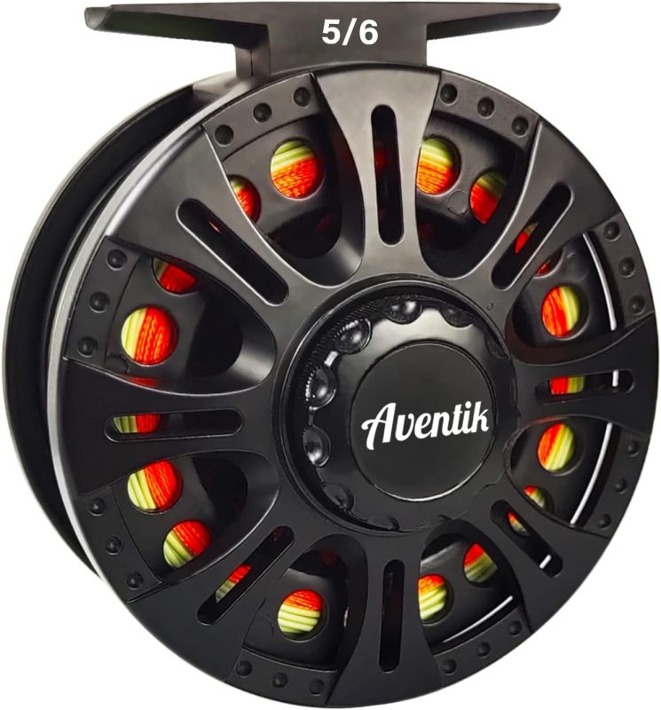 Aventik Fly Fishing Reel 5/6 Pre-Loaded Fly Reel with Line Combo