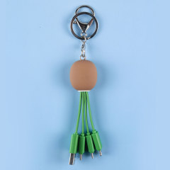 Cute Kiwi 3 In 1 Charging Cable