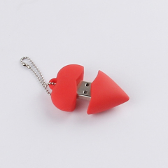 Love Heart Shaped USB flash drive