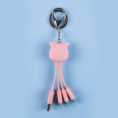 Pig 3 In 1 Charging Cable