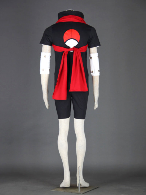 Naruto Uchiha Sasuke suit 2nd generation Chunin exam suit Cosplay Costume