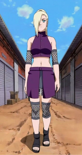 Naruto Yamanaka Ino 2 Generation  Shippuden Edition Cosplay Costume