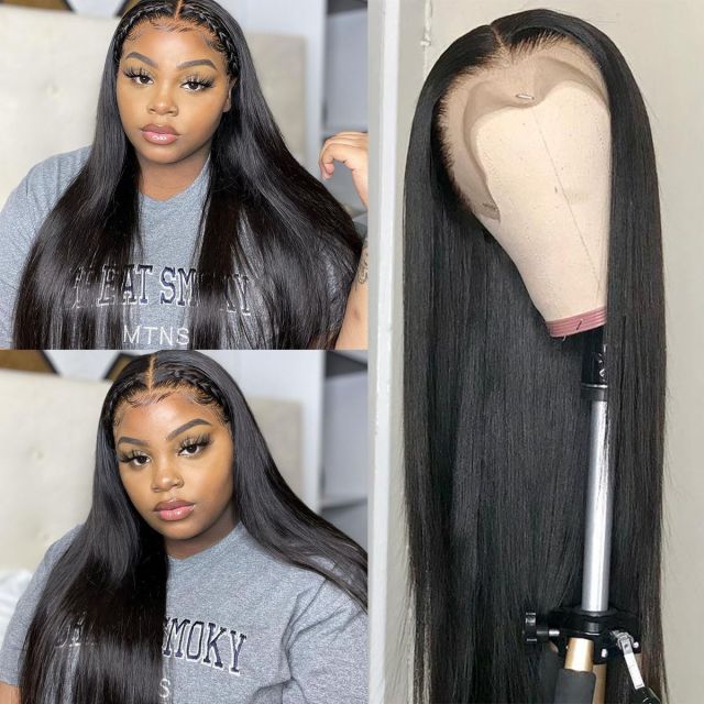 Laborhair 13x4 Lace Front Wigs 150% Density High Quality Straight Hair Virgin Human Hair Wigs  10-30 Inch For Women