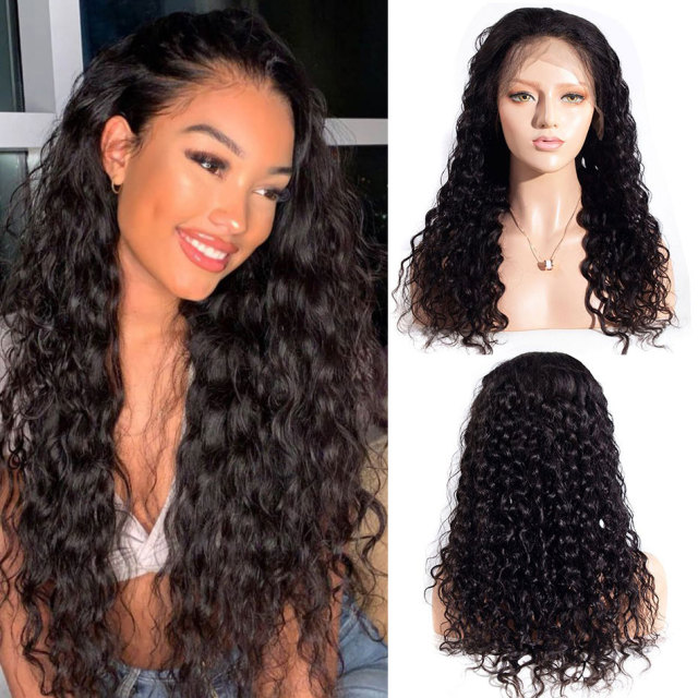 Laborhair Brazilian Water Wave Hairstyle Sale 13x4 Lace Front Wigs