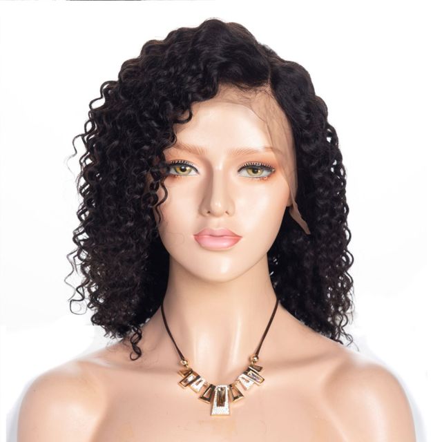 Laborhair Fashion Curly Bob Wig 180% Density Lace Front Wig