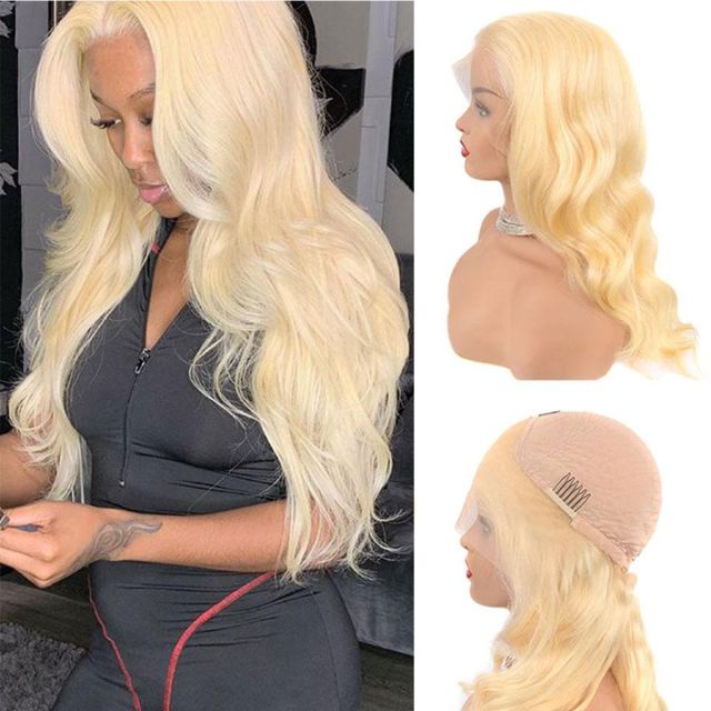 Laborhair 613 Blonde Body Wave Human Hair 13x6 Lace Front Wigs 180% Density